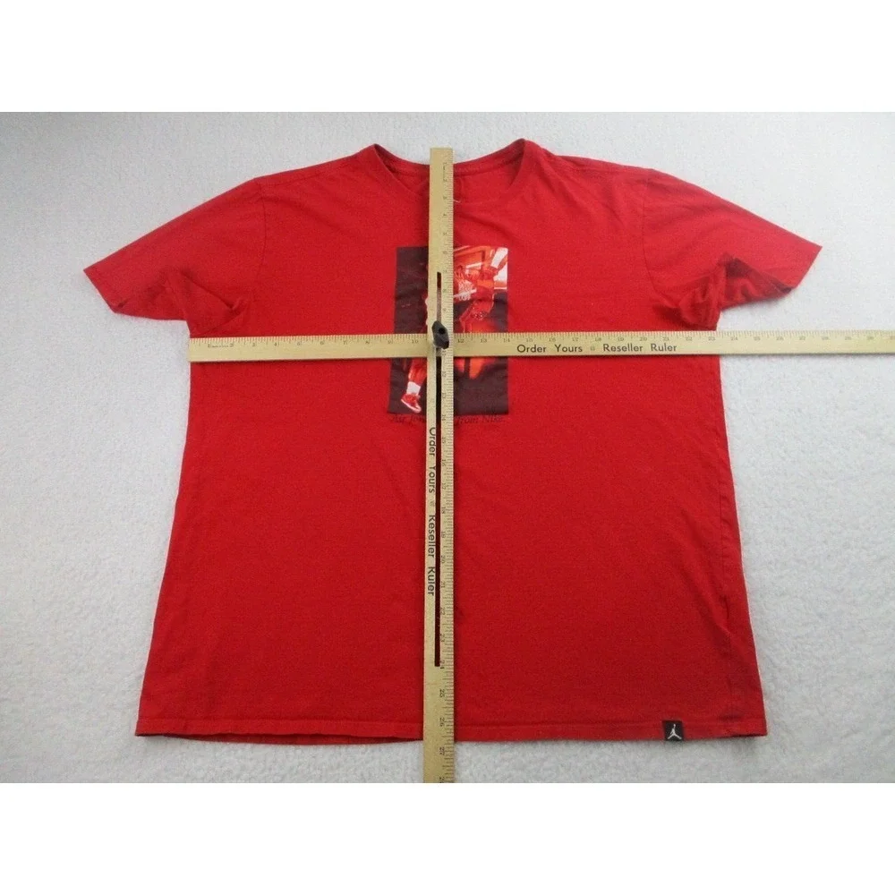 Nike Air Jordan III T Shirt Mens Sz XL Red Spike Lee Red Michael Jumpman Graphic